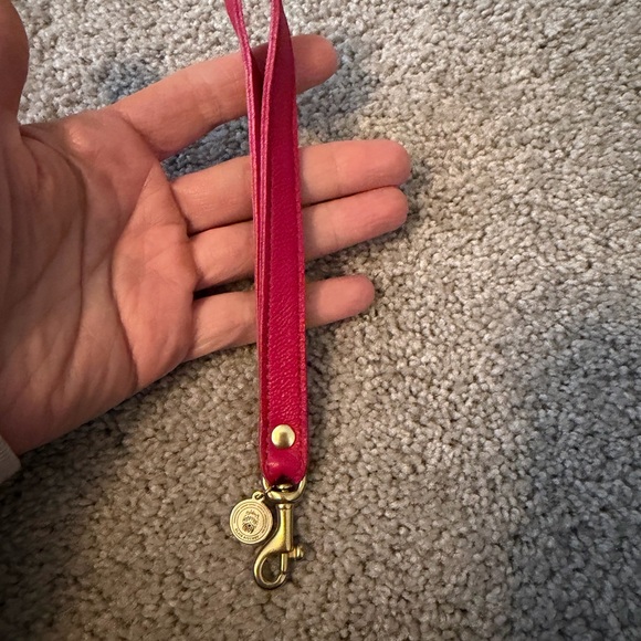 Blair Ritchey Fuchsia Leather Wristlet Strap - Picture 2 of 3